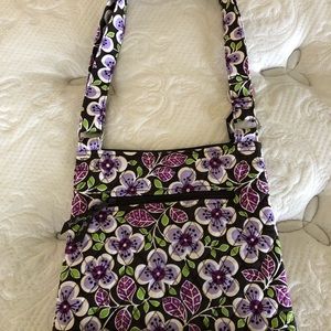 Vera Bradley Hipster bag—plum petals
